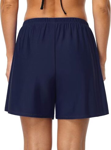 Mycoco Women's Swim Shorts Loose Boyshort Swimsuit Bottom Boardshorts with Brief in Saudi Arabia