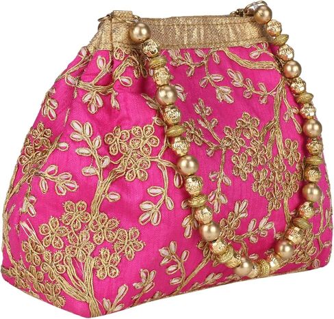 حقيبة بوتلي هندي من الحرير الرائع مع أعمال يدوية, L in Kuwait