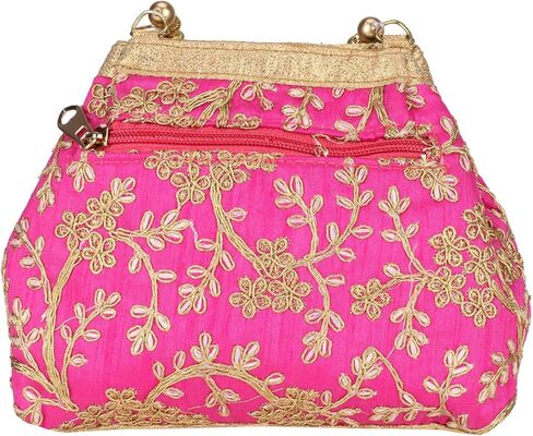 حقيبة بوتلي هندي من الحرير الرائع مع أعمال يدوية, L in Kuwait