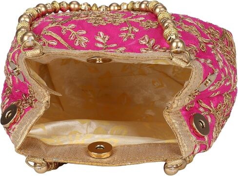 حقيبة بوتلي هندي من الحرير الرائع مع أعمال يدوية, L in Kuwait