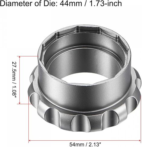 uxcell Watch Case Opener Dies, Case Remover Tool Screw Back Opener for 44mm Watch Repair, Chrome Steel Black in Saudi Arabia