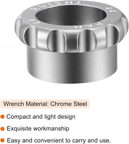 uxcell Watch Case Opener Dies, Case Remover Tool Screw Back Opener for 44mm Watch Repair, Chrome Steel Black in Saudi Arabia
