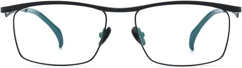 FONEX Pure Titanium Glasses Frame Men Square Magnet Clip On Eyeglasses with Polarized and Night Vision Lens in Kuwait