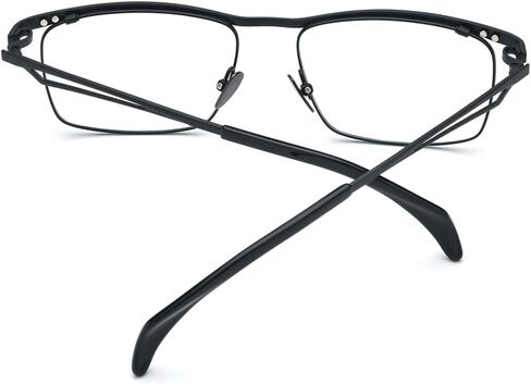 FONEX Pure Titanium Glasses Frame Men Square Magnet Clip On Eyeglasses with Polarized and Night Vision Lens in Kuwait