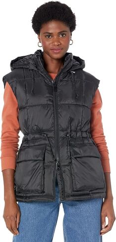 Levi's Men's Quilted Megan Hooded Puffer Jacket in Saudi Arabia