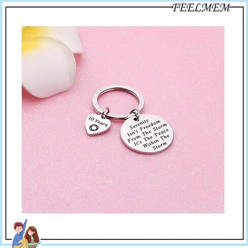 FEELMEM NA Recovery Gift 1 Year 18 Months 2 Years 3 Years NA Sobriety Anniversary Keychain NA Recovery Gift in Saudi Arabia