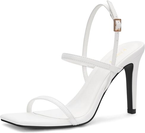 Women's Strappy High Heeled Sandals Open Toe Ankle Strap heels Comfy Weddings Shoes in Saudi Arabia