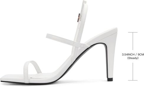 Women's Strappy High Heeled Sandals Open Toe Ankle Strap heels Comfy Weddings Shoes in Saudi Arabia