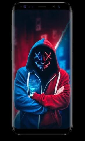 هاجابوم، قناع إضاءة تطهير الهالوين، قناع LED، قناع متوهج، حفلة الهالوين، حفلة الهالوين، للرجال والنساء... in Kuwait