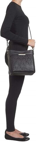 Gun Tote'n Mamas GTM Embroidered Lambskin Cross-Body Tactical Bag Accessories, Black in Kuwait