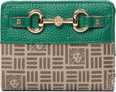 Anne Klein Women's Ak Snap Closure Horsebit Logo Wallet in Kuwait