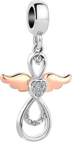 Chili Jewelry Dangle Guardian Angel Charm Compatible with Pandora Charms Bracelets in Saudi Arabia