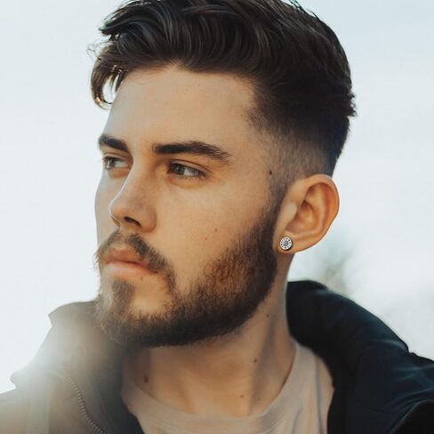 Subiceto 12 زوجًا من الأقراط السوداء للرجال نقطة ترصيع وهمية ومقاييس المقابس القرط الفولاذ المقاوم للصدأ ومقاييس فو الأذن التوصيل الغشاش نفق الدمبل المسمار شقة الظهر القرص أقراط للرجال النساء 18G الأسود والفضي in Kuwait