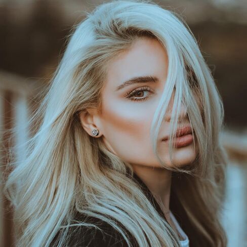 Subiceto 12 زوجًا من الأقراط السوداء للرجال نقطة ترصيع وهمية ومقاييس المقابس القرط الفولاذ المقاوم للصدأ ومقاييس فو الأذن التوصيل الغشاش نفق الدمبل المسمار شقة الظهر القرص أقراط للرجال النساء 18G الأسود والفضي in Kuwait