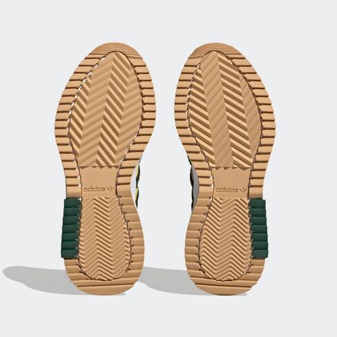 حذاء رجالي من adidas Retropy F2، ألومينا/أخضر داكن، 11 M in Kuwait