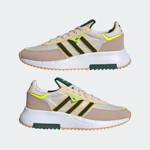 حذاء رجالي من adidas Retropy F2، ألومينا/أخضر داكن، 11 M in Kuwait