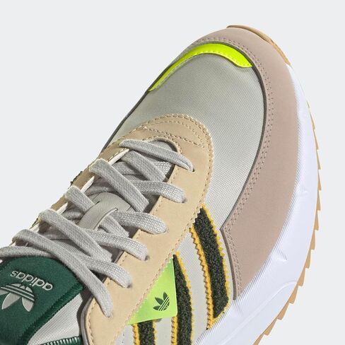 حذاء رجالي من adidas Retropy F2، ألومينا/أخضر داكن، 11 M in Kuwait