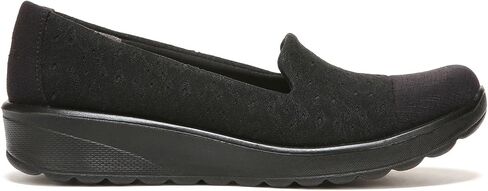 BZees Womens Galaxy Slip-On Black Eyelet 8 W in Saudi Arabia