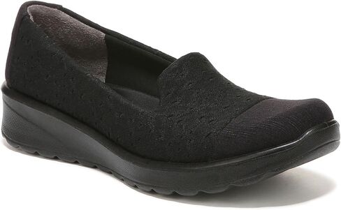 BZees Womens Galaxy Slip-On Black Eyelet 8 W in Saudi Arabia