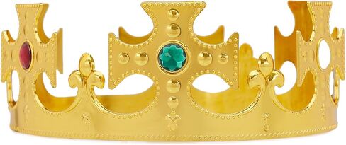مجموعة من 4 قطع تاج ملكة وتاج الحرباء الكوني، مكونة من 3 قطع تاج ذهبي متنوع وتاج ملكي ملكي، إكسسوارات أزياء للحفلات in Kuwait