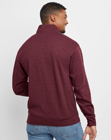 Hanes mens Originals French Terry Hoodie, Quarter Zip Pullover, Lightweight Fleece Hooded Sweatshirt (pack of 1) in Kuwait
