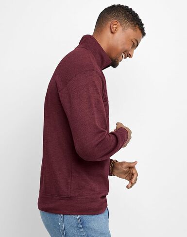Hanes mens Originals French Terry Hoodie, Quarter Zip Pullover, Lightweight Fleece Hooded Sweatshirt (pack of 1) in Kuwait