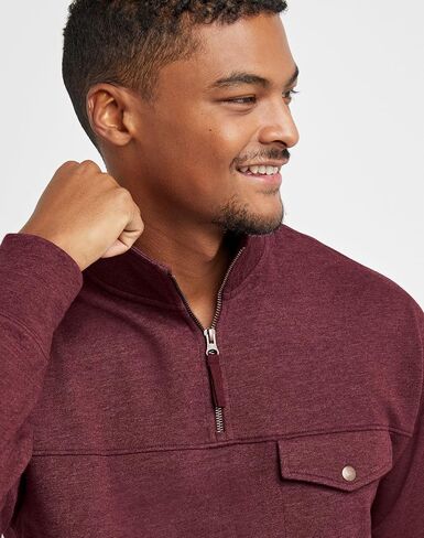Hanes mens Originals French Terry Hoodie, Quarter Zip Pullover, Lightweight Fleece Hooded Sweatshirt (pack of 1) in Kuwait