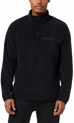32 Degrees Men’s Quarter Snap Pullover (XXL, Black) in Saudi Arabia
