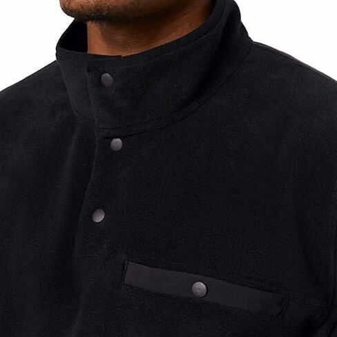 32 Degrees Men’s Quarter Snap Pullover (XXL, Black) in Saudi Arabia