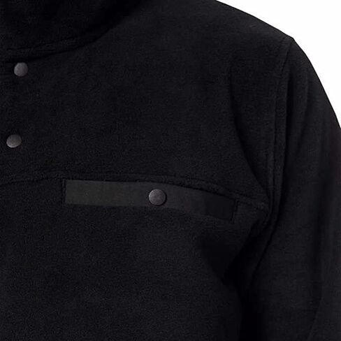 32 Degrees Men’s Quarter Snap Pullover (XXL, Black) in Saudi Arabia