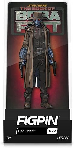 حرب النجوم: كتاب Boba Fett Cad Bane FiGPiN Classic 3 بوصة دبوس المينا - مشترك حصريًا in Saudi Arabia