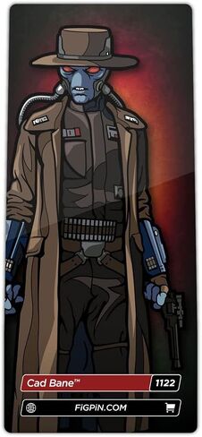 حرب النجوم: كتاب Boba Fett Cad Bane FiGPiN Classic 3 بوصة دبوس المينا - مشترك حصريًا in Saudi Arabia