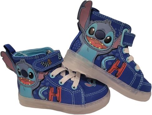 Disney Lilo and Stitch Hi Top Lighted Blue Sneaker (Toddler/Little Kid) in Kuwait
