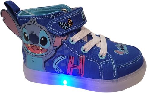 Disney Lilo and Stitch Hi Top Lighted Blue Sneaker (Toddler/Little Kid) in Kuwait