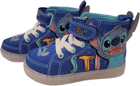 Disney Lilo and Stitch Hi Top Lighted Blue Sneaker (Toddler/Little Kid) in Kuwait
