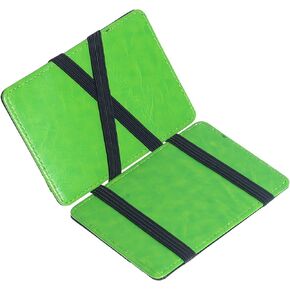 CKLT Men's Fashion Magic Money Clip Leather Minimalistic Slim Wallet