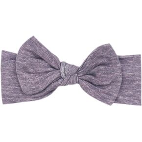 Copper Pearl Baby Stretchy Soft Knit Headband Bow Dove