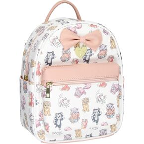 Disney Cats Saffiano Faux Leather Tote Bag Mini Backpack in Kuwait