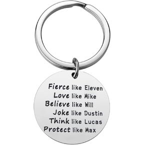 هدية مستوحاة من Jvvsci شرسة مثل Eleven Love Like Mike Believe Like Will Keychain Friends BFF هدية in Kuwait