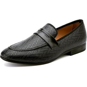 Meijiana Men's Fashion Classic Loafers Luxury Loafer Shoes and Weeding Dress Shoes for Men in Kuwait