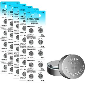 SKOANBE 10 قطعة LR621 AG1 SR621SW 364 LR60 164 1.5 فولت بطارية الساعة in Kuwait