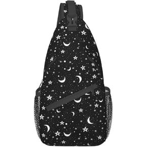 Horse Pattern Sling Bag Crossbody Backpack,Aztec Boho Ethnic Style Western Horse Chest Bag Three Horses Run In Desert Sandstorm Adjustable Shoulder Backpack Travel Hiking Casual Daypack For Men Women