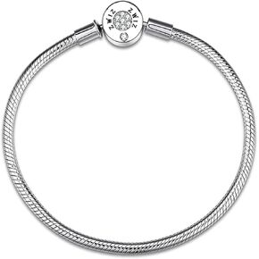 ZWiZ Film Cartoon Characters Charms for Women Bracelets and Necklaces 925 Sterling Silver with 5A Cubic Zirconia,Mother's Day Gift for Girls