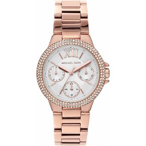 Michael Kors Mini Camille Women's Watch, Stainless Steel Watch for Women with Steel or Leather Band