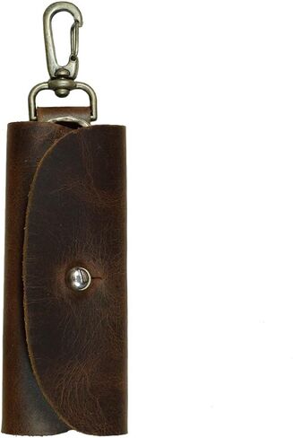Hide & Drink, Leather Key Wrap W/Lobster, Keychain Holder, Pocket Accessories, Handmade Includes 101 Year Warranty :: Bourbon Brown in Saudi Arabia