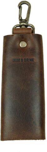 Hide & Drink, Leather Key Wrap W/Lobster, Keychain Holder, Pocket Accessories, Handmade Includes 101 Year Warranty :: Bourbon Brown in Saudi Arabia