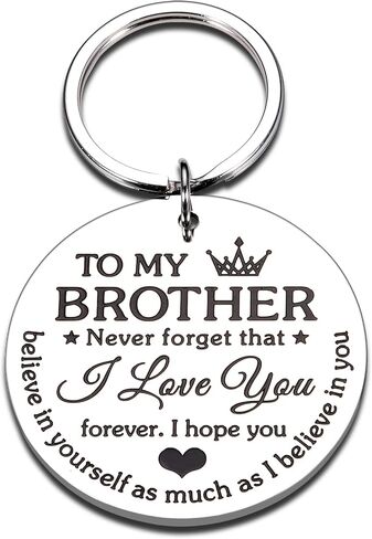 SYGUNAR Brother Gifts from Sister Big Brother Keychain Brothers Stepbrother Christmas Birthday Valentine Gifts Present Key Ring Brother in Law in Saudi Arabia