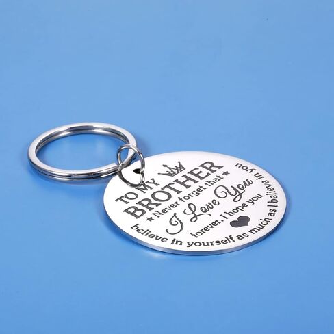 SYGUNAR Brother Gifts from Sister Big Brother Keychain Brothers Stepbrother Christmas Birthday Valentine Gifts Present Key Ring Brother in Law in Saudi Arabia