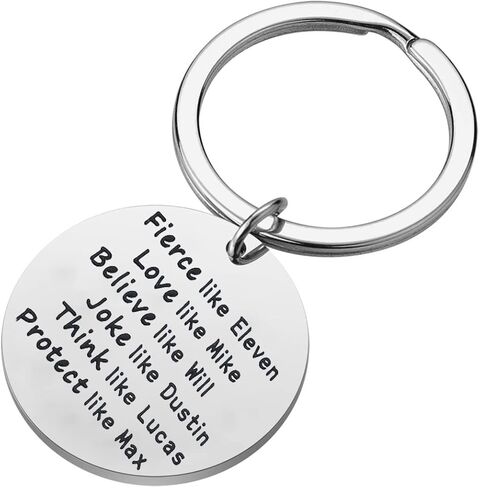 هدية مستوحاة من Jvvsci شرسة مثل Eleven Love Like Mike Believe Like Will Keychain Friends BFF هدية in Kuwait