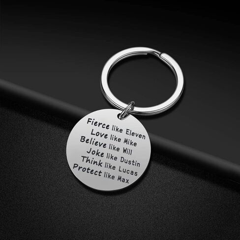 هدية مستوحاة من Jvvsci شرسة مثل Eleven Love Like Mike Believe Like Will Keychain Friends BFF هدية in Kuwait